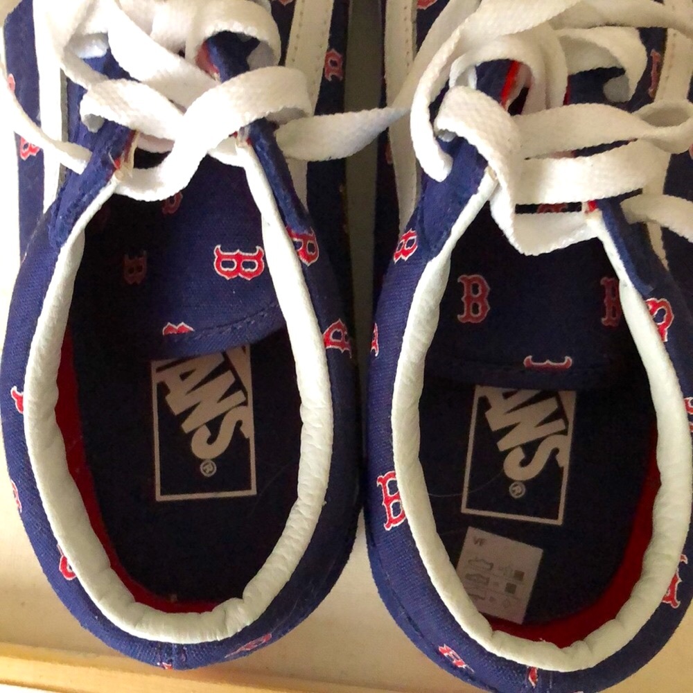🔥 NWOB Boston Red Sox Old Skool Vans - Picture 6 of 8